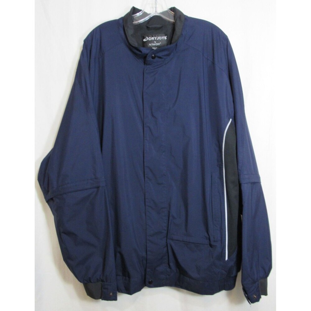 FootJoy DryJoy Blue Removeable Long Sleeve Lined Jacket Size XL EUC